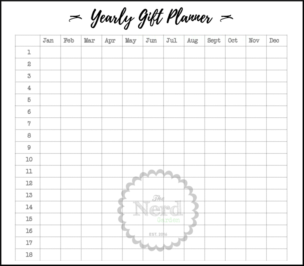 yearly-gift-planner